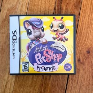 Littlest Pet Shop Friends Nintendo DS Game - Yellow and Purple